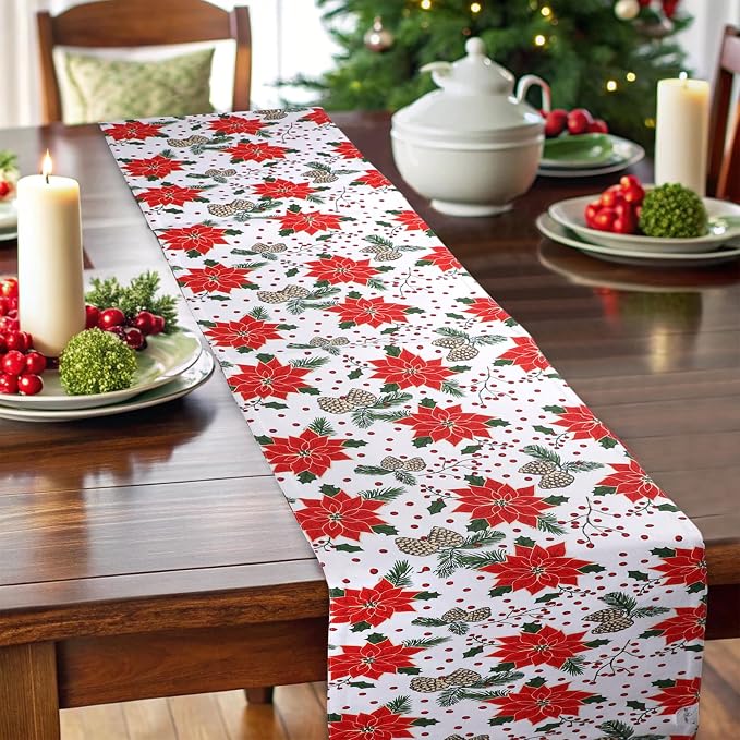 Urban Villa Table Runner Cotton Heavier Quality 14x72 Pine Cone - Image 7