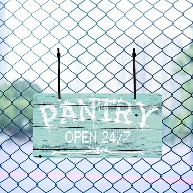 Pantry Sign Pantry Wall Decor Plastic Hanging Signs Pantry Door Sign for Kitchen Pantry Decor Door Decor for Pantry Room Farmhouse Themed Pantry Signs Pantry Decoration Housewarming Gift - Image 6