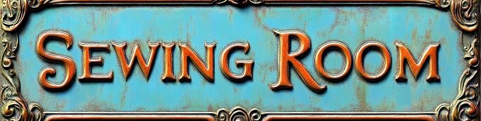 Bar Sign Bar Gifts Vintage Metal Wall Decor Sign"SEWING ROOM" Street Sign Funny Man Cave Decor Accessories for Home, Bar, Bathroom, Bedroom Unique Retro Tin Signs for Outdoor 4 X 16 inches by Unknown