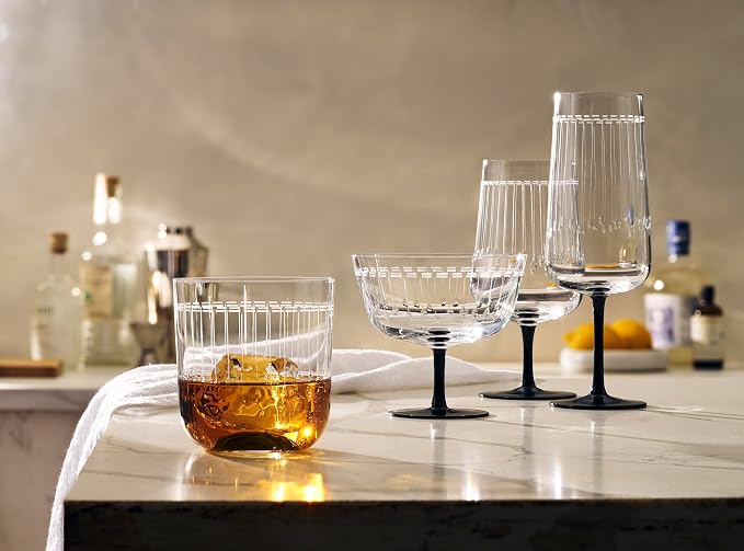 Zwiesel Glas Handmade Glamorous Crystal Glass, 16 Ounce Cabrenet (Set of 2), Clear - Image 4