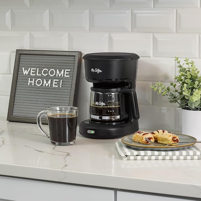 Mr. Coffee® 5-Cup Mini Brew Switch Coffee Maker, Black - Image 2