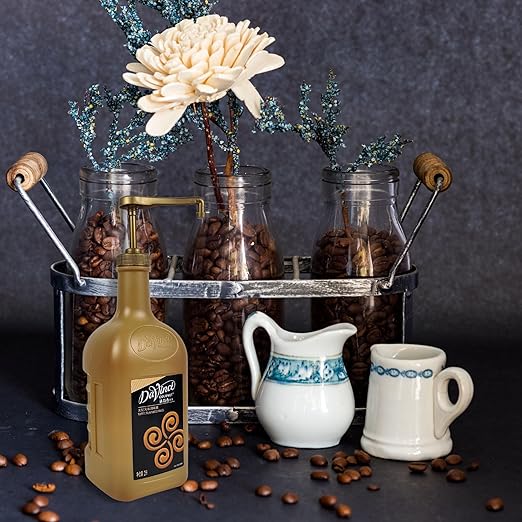 Sauce Pump 2-Pack - Fits 64 oz Torani, Davinci, 63 oz Fontana, Ghirardelli 87–90 fl oz, Hershey’s 7.5lb Bulk Jug - for Chocolate and Caramel Sauce - Dispenser, BPA-Free, No Drip, Dishwasher Safe