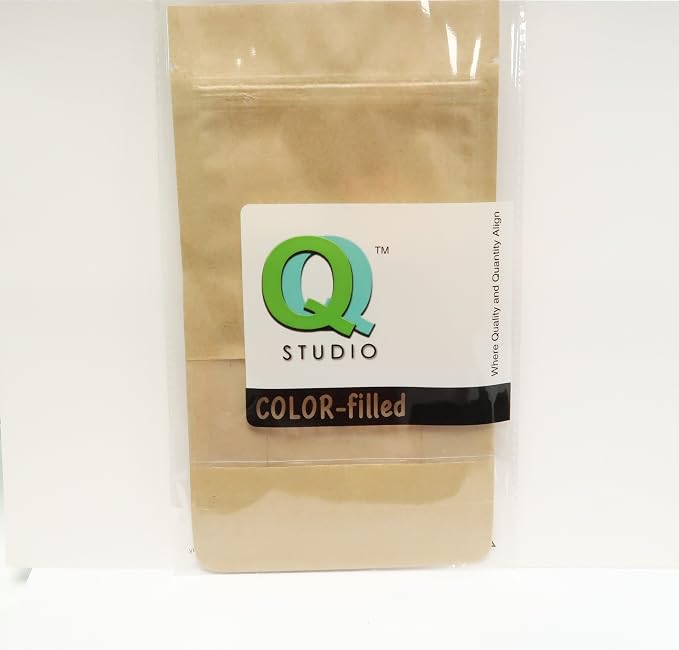 100PCS Brown Kraft Stand-Up Side Gusset Zip Top Lock Bags w/Window 16x26+8cm (6.3x10.2+3.1") - Image 7