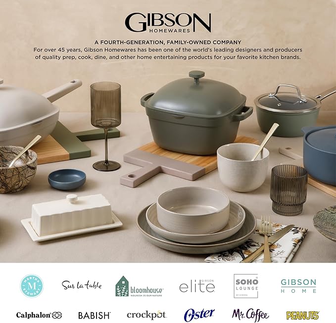 Gibson Elite Soho Lounge Square 16-Piece Dinnerware Set, Service for 4, Reactive Glaze Stoneware Plates and Bowls, Modern Dishes, Microwave & Dishwasher Safe – Red and Black - Image 8