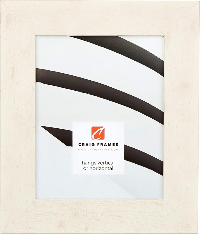 Craig Frames 14x22 Rustic White Picture Frame for Posters and Gallery Wall | Lightweight shatter resistant acrylic facing with a rigid backing board, made in the USA - Image 3