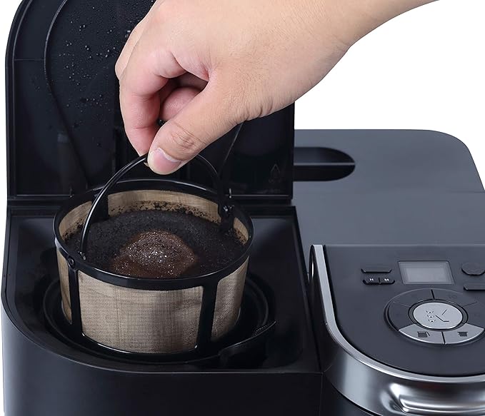Reusable Keurig K Duo Coffee Filter Only for K-Duo Essentials and K-Duo Brewers Machine, Reusable Mesh Ground Coffee Basket by Geesta