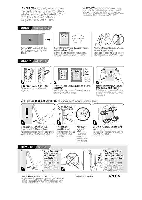 Command 10 lb Medium Picture Hanging Strips 16 Pairs (32 Command Strips), Damage-Free Hanging Picture Hangers, No Tools Wall Hanger for Christmas Decorations
