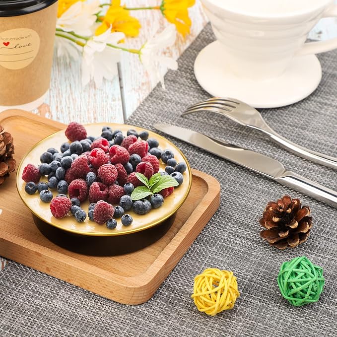 Beasea 20 Pack Cheesecake Pan with Lids, 8 Oz 4 Inch Round Foil Tart Tins Muffin Container with Lids Mini Pie Pans Mini Cake Pan Disposable Tart Pans For Pizza Pie Tart Quiche - Image 5