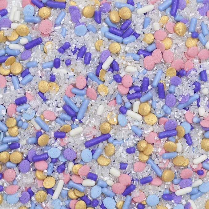 DecoPac Wonderment Fusion Mix Sprinkles, 26oz, Shaped Candy Sprinkles in Handheld Container, Edible Decorations For Celebration Cakes, Cupcakes, Cookies and Donuts - Image 2
