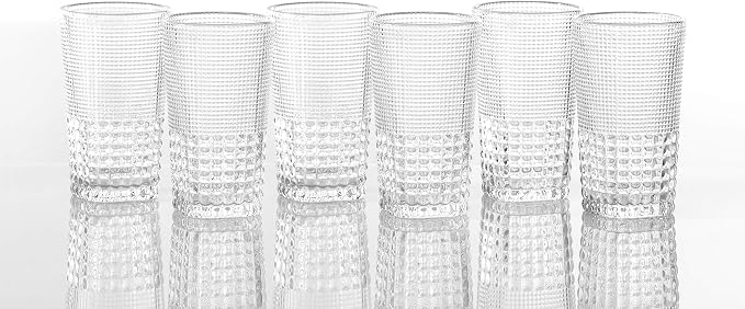 Fortessa Malcolm Iced Beverage Coctail Glass, 15-Ounce, Clear - Image 5