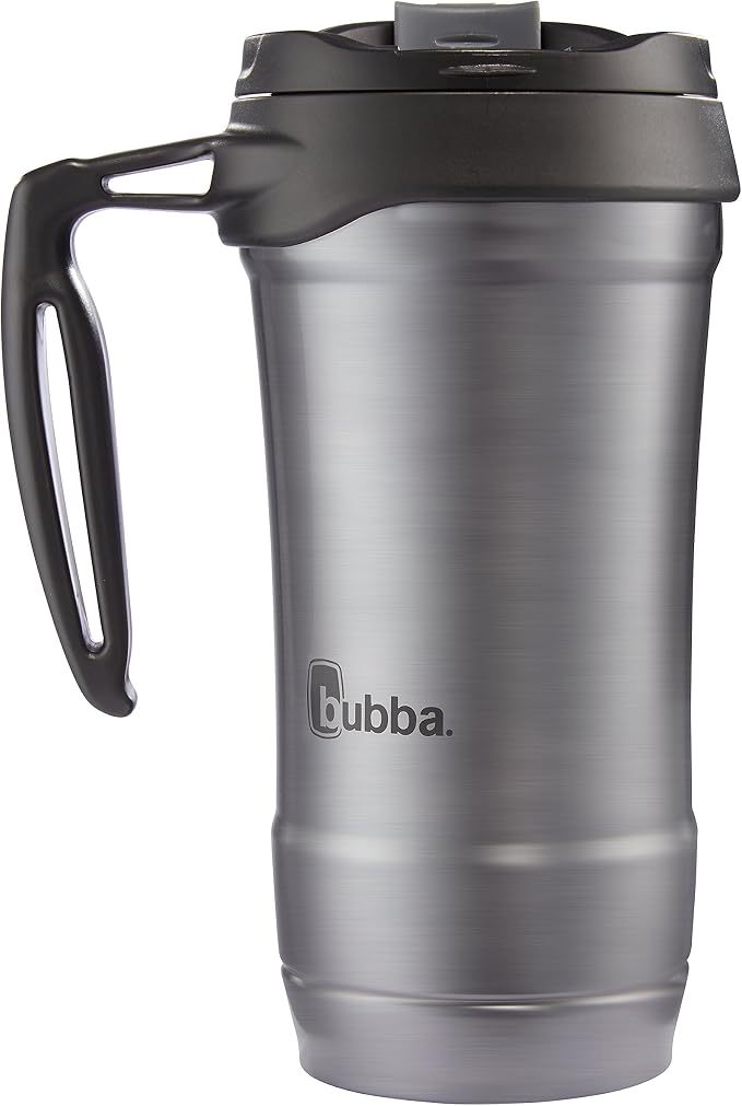 Bubba HERO Vacuum-Insulated Stainless Steel Travel Mug with Handle, 18 oz, Gunmetal - Image 3