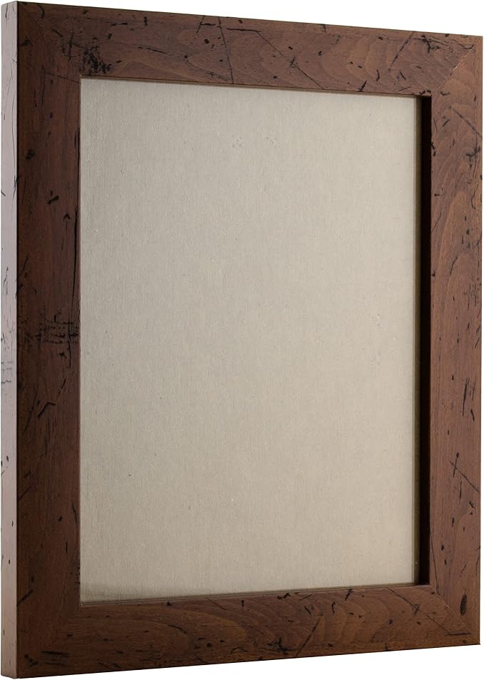 Craig Frames Bauhaus 125, 24x36 Picture Frame, Rustic Dark Walnut - Image 3