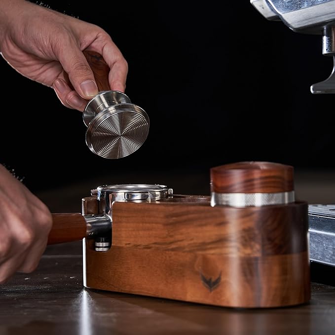 Breville Espresso Machine Accessories Kit 54mm Tamping Station WDT Tool Portafilter Funnel Calibrated Tamper Puck Screen and Distribution Tool
