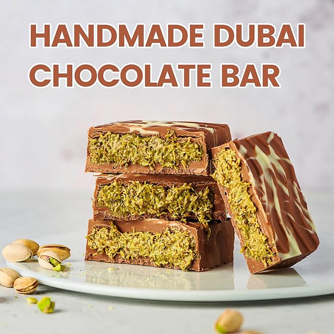 4 Pcs Chocolate Bar Mold Deep Dubai Break Apart Candy Molds Thick Stuffed Silicone Molds for Filling Knafeh Pistachio Chocolate Bar and Wax Melts Large (Pyramid Shape)