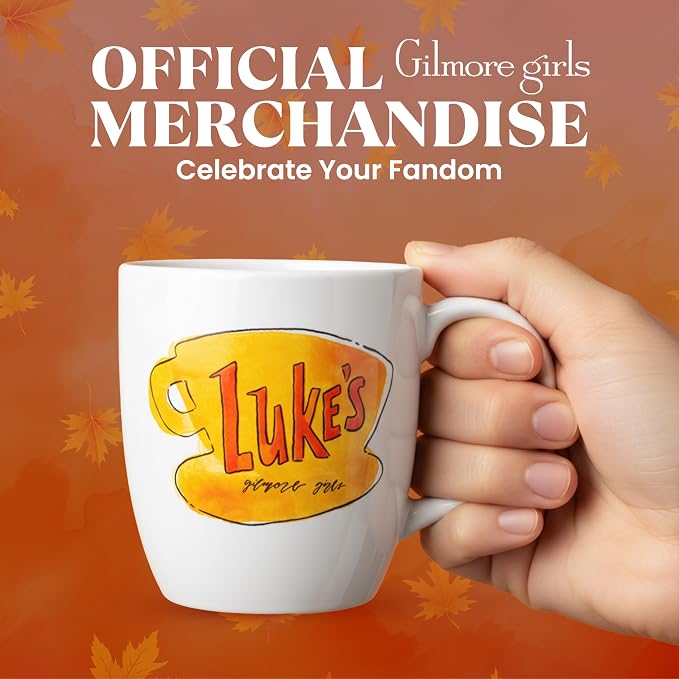 Silver Buffalo Gilmore Girls Luke's Diner Stars Hollow, Ceramic Mug, 18oz | Cafe Logo, Coffee, 0.53 Liters - Image 4