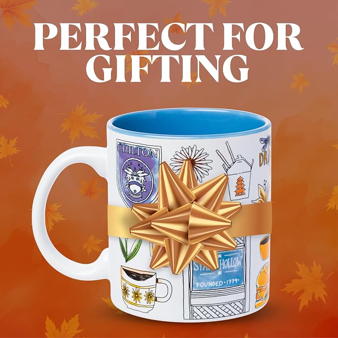 Silver Buffalo Gilmore Girls Destination Locations Icons, Ceramic Mug, 20oz | 0.59 Liters - Image 6