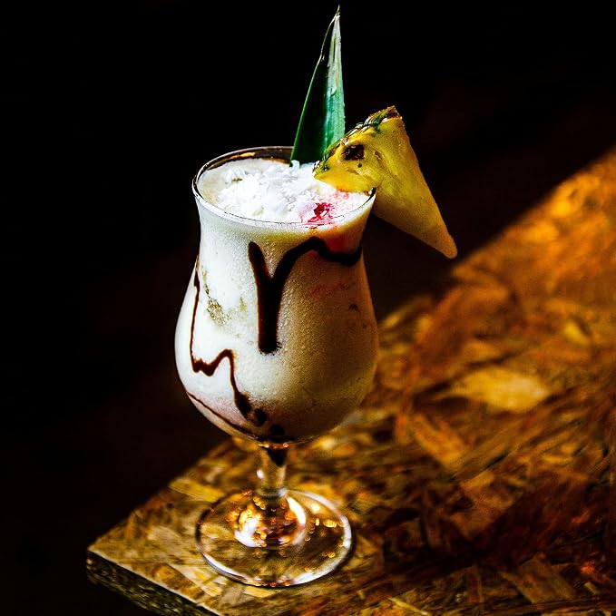 Hurricane Glasses Set of 6-13 Oz Milkshake Tall Cocktail Glasses for Mojito, Margarita, Sangria, Pina Colada Glass - Stemmed Coupe Glassware 395 Ml - Image 6