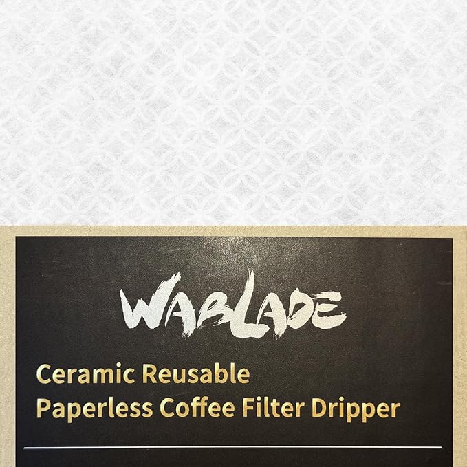 Ceramic Reusable Coffee Filter Dripper Paperless Sustinable Mt. Fuji Made in Japan (Cherry blossoms)