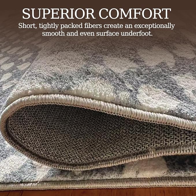 2x3 Washable Doormat, Non-Slip Rug for Front Door, Bathroom & Kitchen - Low Pile Indoor/Outdoor Mat with Rubber Backing, Modern House Design - Image 5