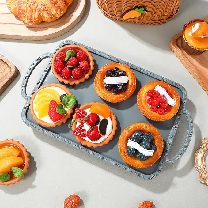 Nonstick Silicone Cake Baking Mold Flexible Muffin Tray for Party Desserts Oven-safe Bakeware with Easy-release Design for Home and Creative Baking