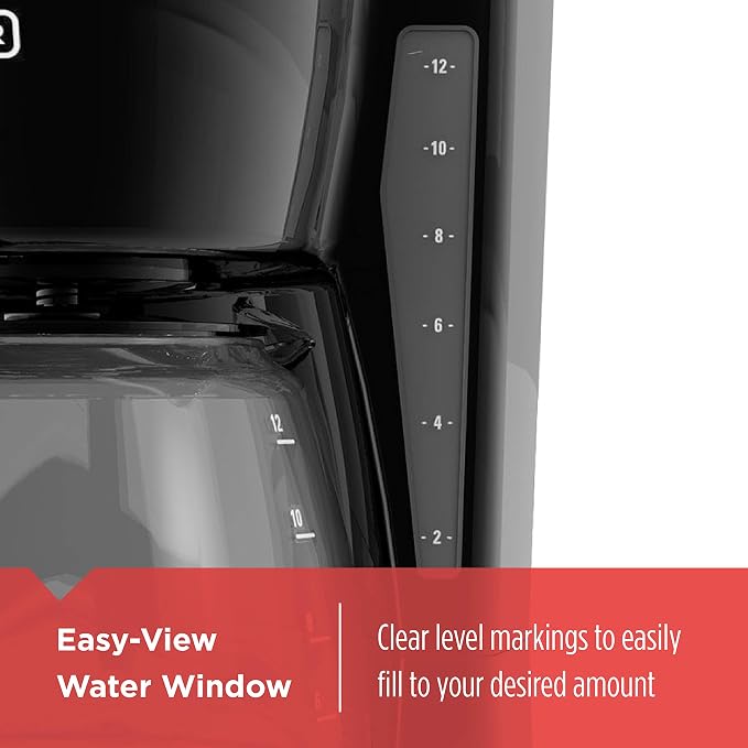 BLACK+DECKER 12-Cup Drip Coffee Maker with Vortex Brewing - Image 8