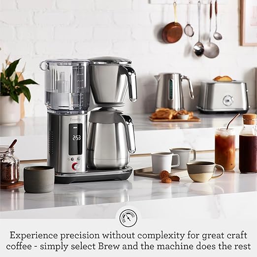 Breville BDC465DBL Luxe Brewer Thermal Carafe, Damson Blue | Brew hot coffee and cold brew with this drip coffee machine | Thermal carafe keeps coffee warm for up to 4 hours - Image 2