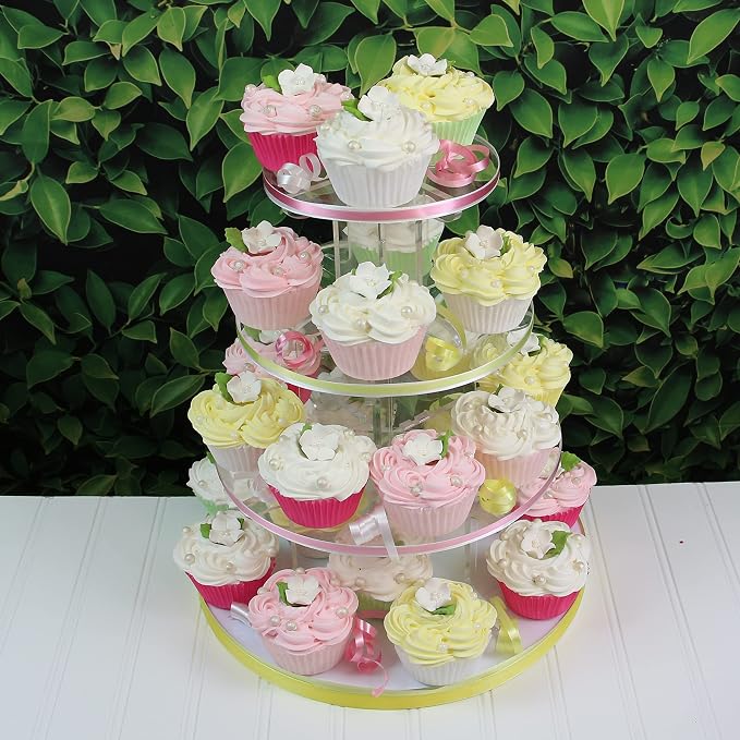 Global Sugar Art 24-Count Mini White Edible Flowers Cake Decorations | White sugar flowers for cake decorating, mini edible flowers cake decorations, white flower cupcake toppers, gumpaste leaves - Image 5