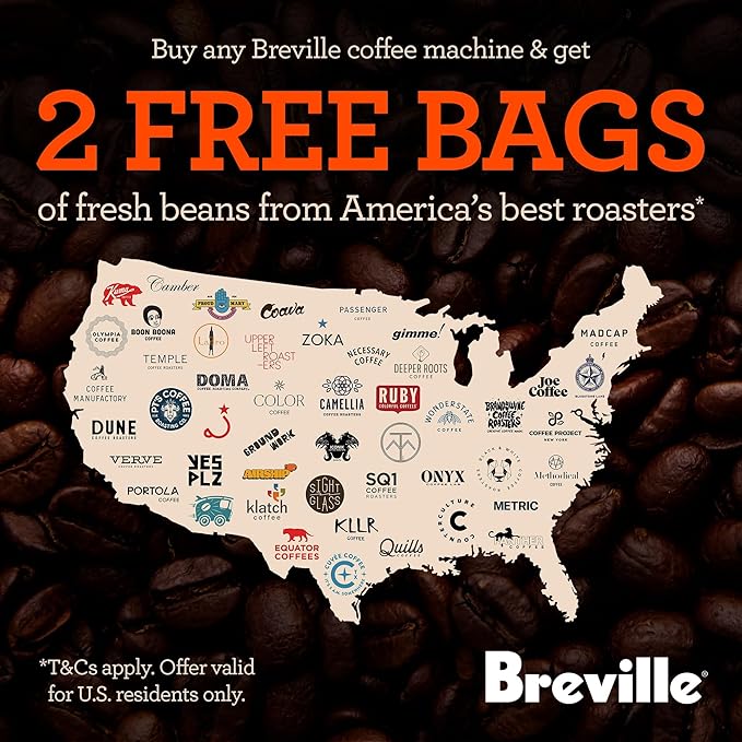 Breville BES881NRE Barista Touch Impress, Metallics, Noir | Enjoy cold extraction functionality for cold brew beverages with this semi-automatic espresso machine with built-in grinder - Image 6