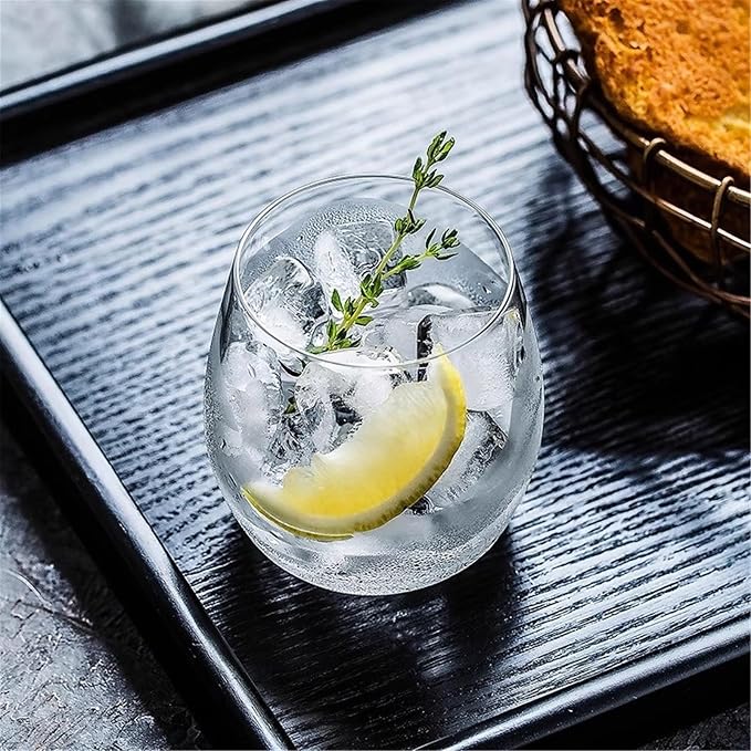 drinking glassware Clear Lead-free Glasses, Stemless Drinking(Small) - Image 6
