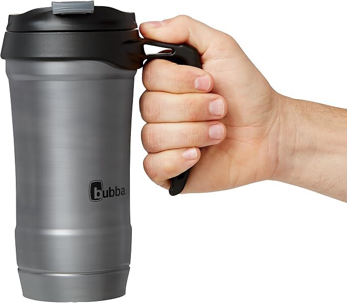 Bubba HERO Vacuum-Insulated Stainless Steel Travel Mug with Handle, 18 oz, Gunmetal - Image 6