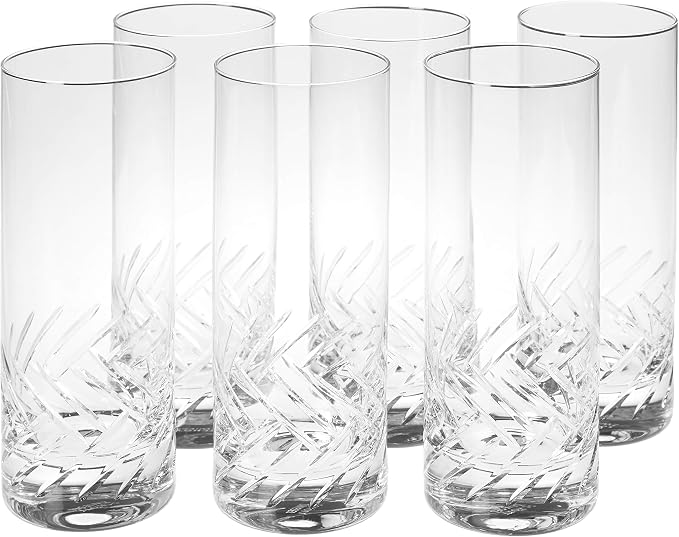 Schott Zwiesel Tritan Crystal Glass Distil Barware Collection Arran Collins Cocktail Glasses (Set of 6), 11.1 oz, Clear - Image 2