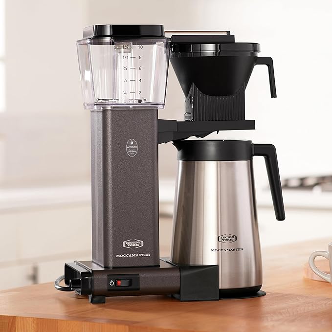 Technivorm Moccamaster 79317 KBGT thermal Carafe 10-Cup Coffee Maker 40 Ounce, Stone Grey 1.25l - Image 6