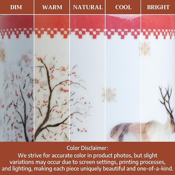 Maison d' Hermine Coffee Mug with Handles Tea Cups (12 Ounce, Pack of 1) | Fine Bone China Coffee Mugs for Hot Beverages Cappuccino Latte Home Restaurant Spring Summer -Rural Christmas - Gotaland - Image 6