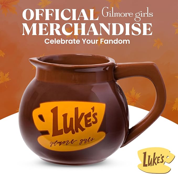 Silver Buffalo Gilmore Girls Luke's Coffee Pot, 3D Sculpted Mug, 20oz | Ceramic, 0.59 Liters - Image 4