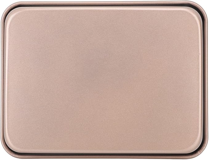 Zerodis Baking Cookie Sheets Baking Trays Rectangular Sheet with Even Heat Distribution for Cakes Pastries Carbon Steel Pan Non Stick Oven Tray Carbon Steel (Large Rectangular) - Image 9