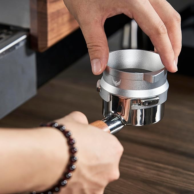 Breville Accessories For Espresso Machine Inludes Rosewood Calibrated Tamper, Adjustable Distributor, Dosing Funnel, Puck Screen & WDT Tool