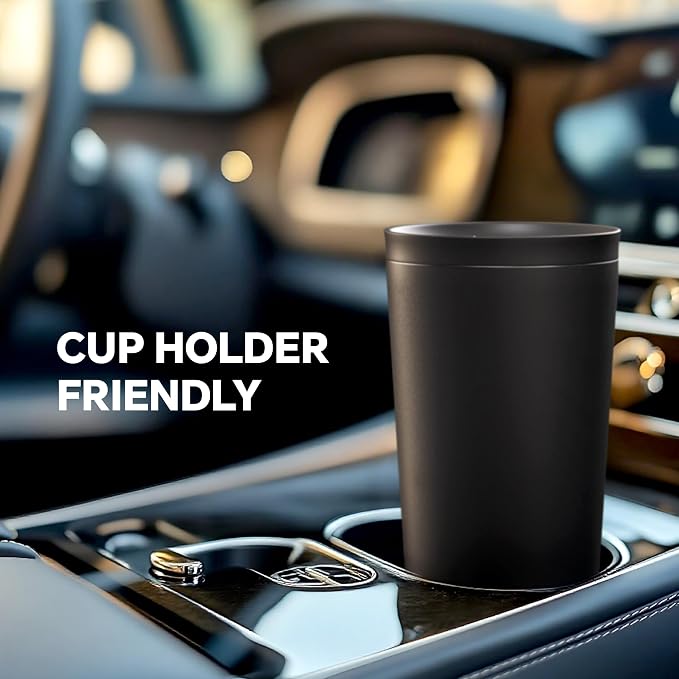 Ideus 17 oz Travel Coffee Mug, Double Wall Vacuum Stainless Steel Insulated Coffee Tumbler With Lid, Splash-Proof & Cup Holder Friendly, Keeps Drinks Hot/Cold, Dishwasher Safe, Black - Image 5