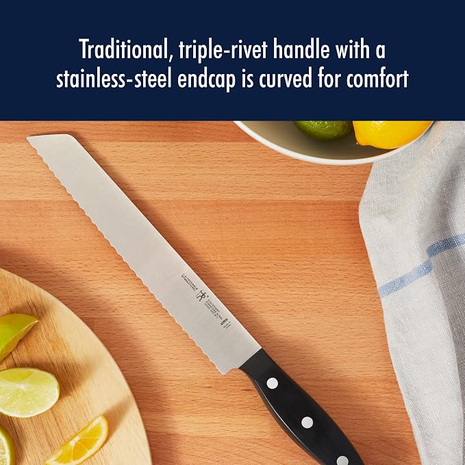 Henckels Statement 20 pc Knife Set with Knife Sharpener, German Engineered | Informed by 100+ Years of Mastery. Effortless Cutting with Lightweight with Comfortable Grip, Dishwasher safe. - Image 5