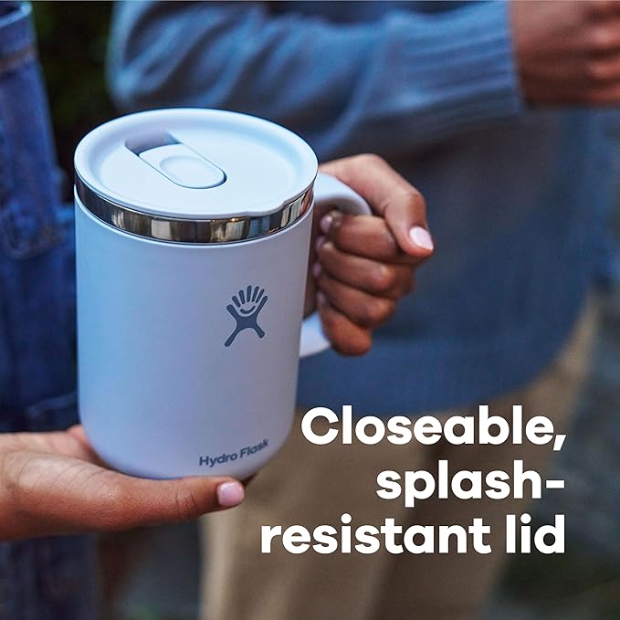 Hydro Flask Coffee Mug – Insulated Stainless Steel, Non Spill, Leak Resistant Travel Mug 12 Oz Trillium Pink - Image 4