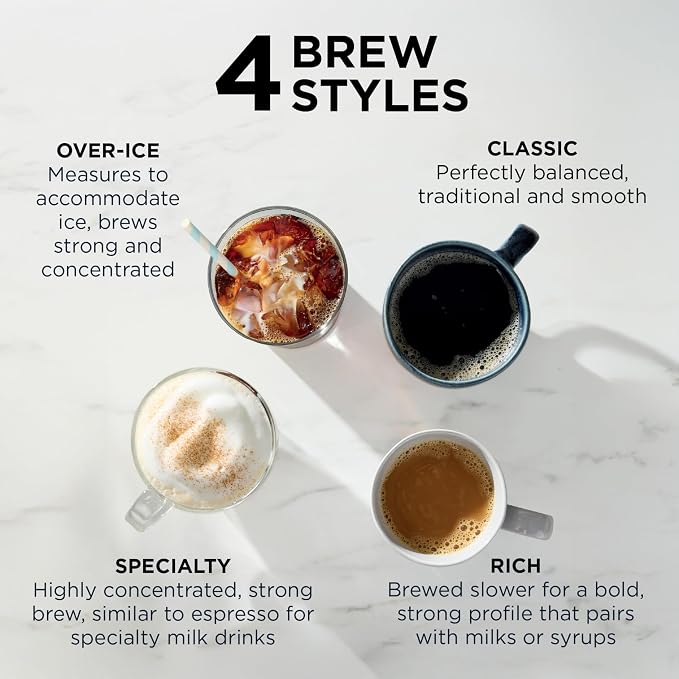 Ninja Single Serve Coffee Maker - Combo Machine, K-Cup Pods and Grounds | 4 Styles of Brewing, up to 24 Oz Cup Sizes, 56 Oz Removable Reservoir, Black, PB051 - Image 5