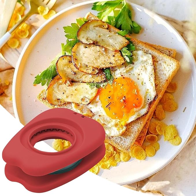 Sandwich Cutter and Sealer Cutter Sealer Sandwich Making Mold Set | Sandwich Cutting Die for Breakfast Toast Making Kids Lunch Box School Home Picnic Travel Office Lunchbox On The Go - Image 2