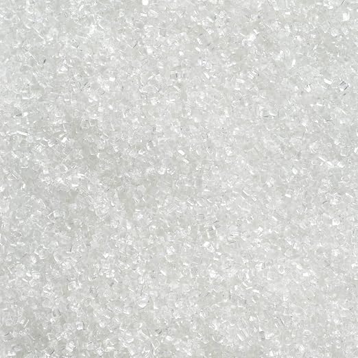 DecoPac Sanding Sugar | White Edible Sugar Sprinkles | 33oz | Edible Sanding Sugar in Handheld Container | Made In USA | Sugar Sprinkle Mix For Cakes, Cupcakes, Cookies, Extra Large Pack | 33 Ounce - White by Decopac