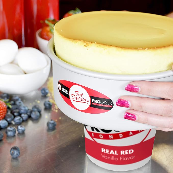 Fat Daddio's Anodized Aluminum Round Cheesecake Pan with Removable Bottom, 3 Inch by 2 Inch - Image 4