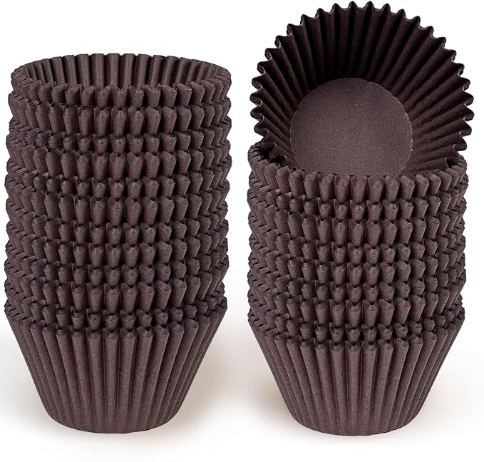 qiqee Coffee Cupcake Liners, 300 Count, Jumbo Size by Qiqee