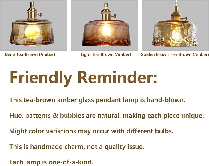 Sedelan Plug in Hanging Light, Glass Hanging Lights with Plug in Cord，Dimmable Pendant Lights Kitchen Island, Vintage Pendant Light Fixtures for Living Room Bedroom Hallway - Image 8