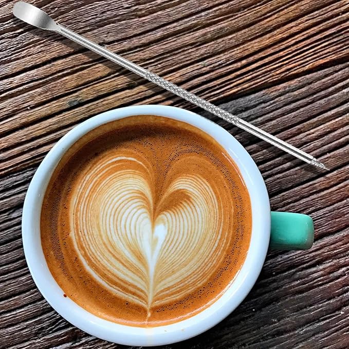 Stainless-steel Coffee Latte Art Pen - Spice Pen Cappuccino Espresso Machine Accessory Fancy Stitch Barista Tool, 1 Piece