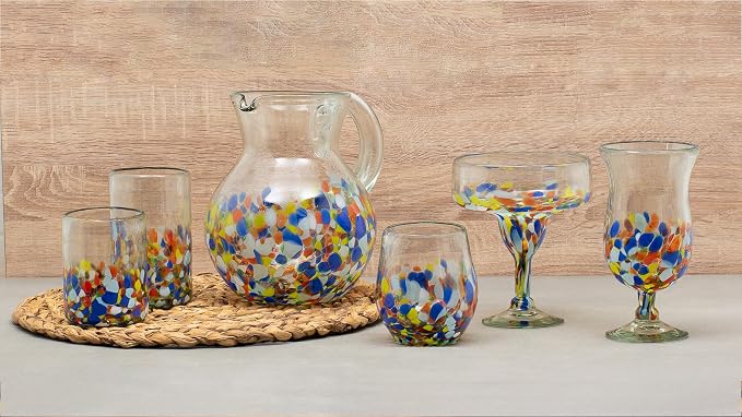 10 Strawberry Street San Lucas Mexican Glassware, DOF, Set of 4 - Image 7