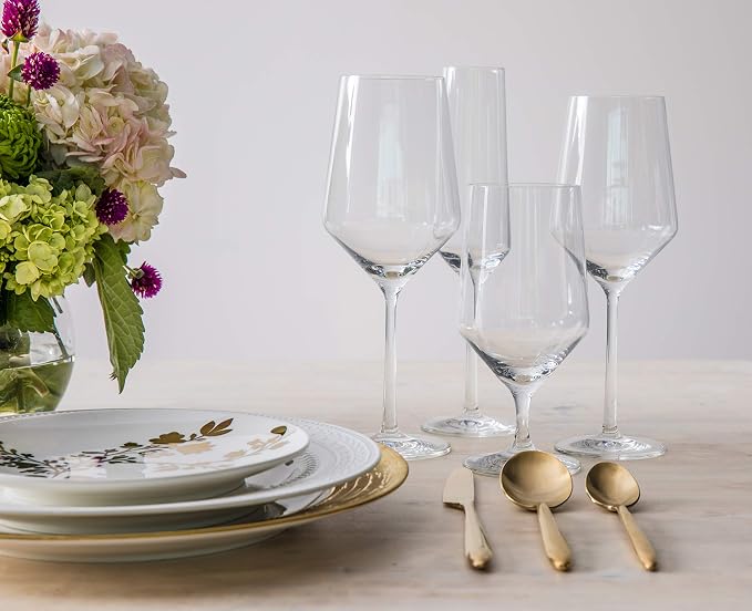 Zwiesel Glas Pure Crystal Glass, 15 Ounce All Purpose/Water (Set of 4), Clear - Image 4