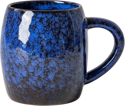 Cosmic Nebula Ceramic Coffee Mug - 21 oz Large Coffee Cup with Ergonomic Handle, Unique Reactive Glaze Ceramic Mug for Office Home, Birthday Gifts for Men Women by XIYUANJI
