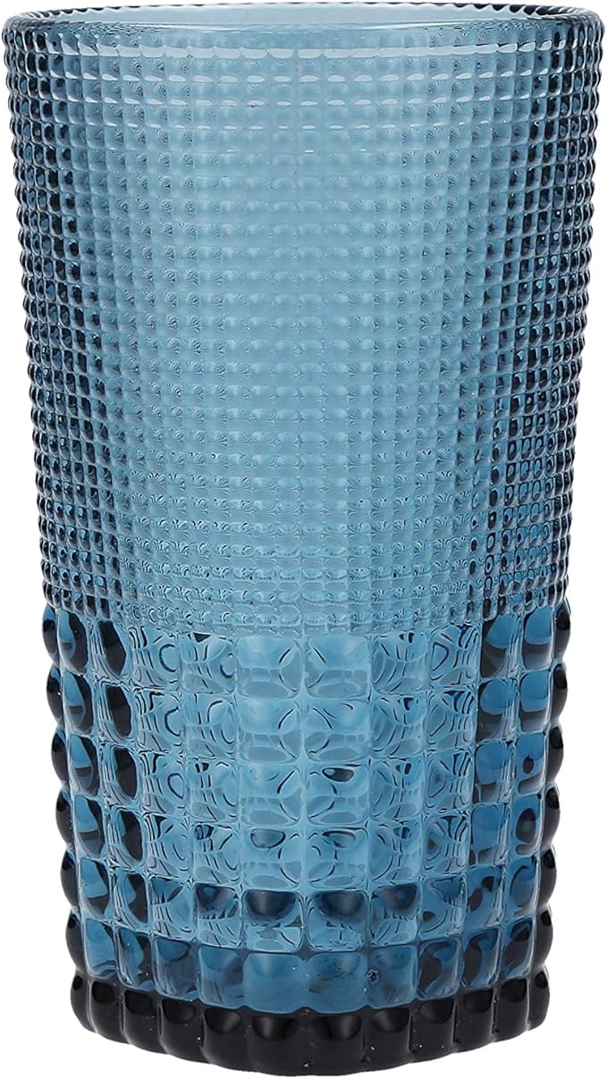 Fortessa Malcolm Iced Beverage Cocktail Glass, 15-Ounce, Cornflower Blue by Unknown